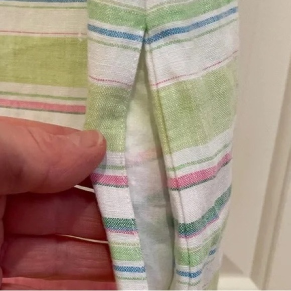 Tommy Bahama, Tulane Linen Striped Shift Dress,Oozes Class & Style, Size Small - Picture 4 of 10